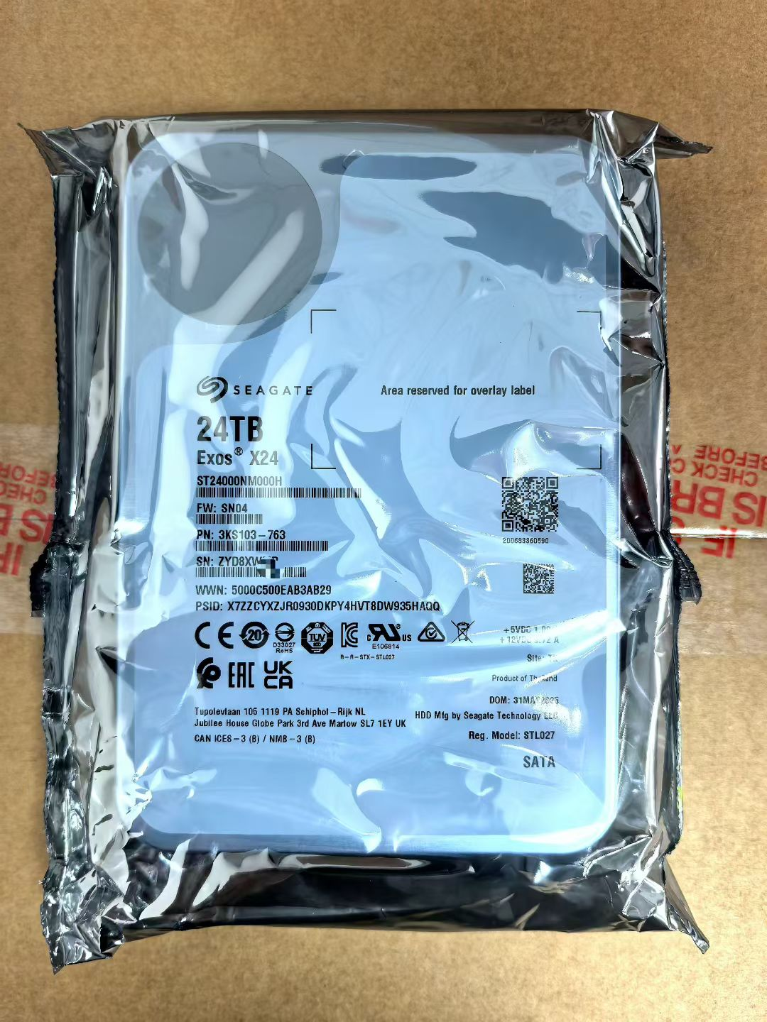 Seagate Exos 24TB